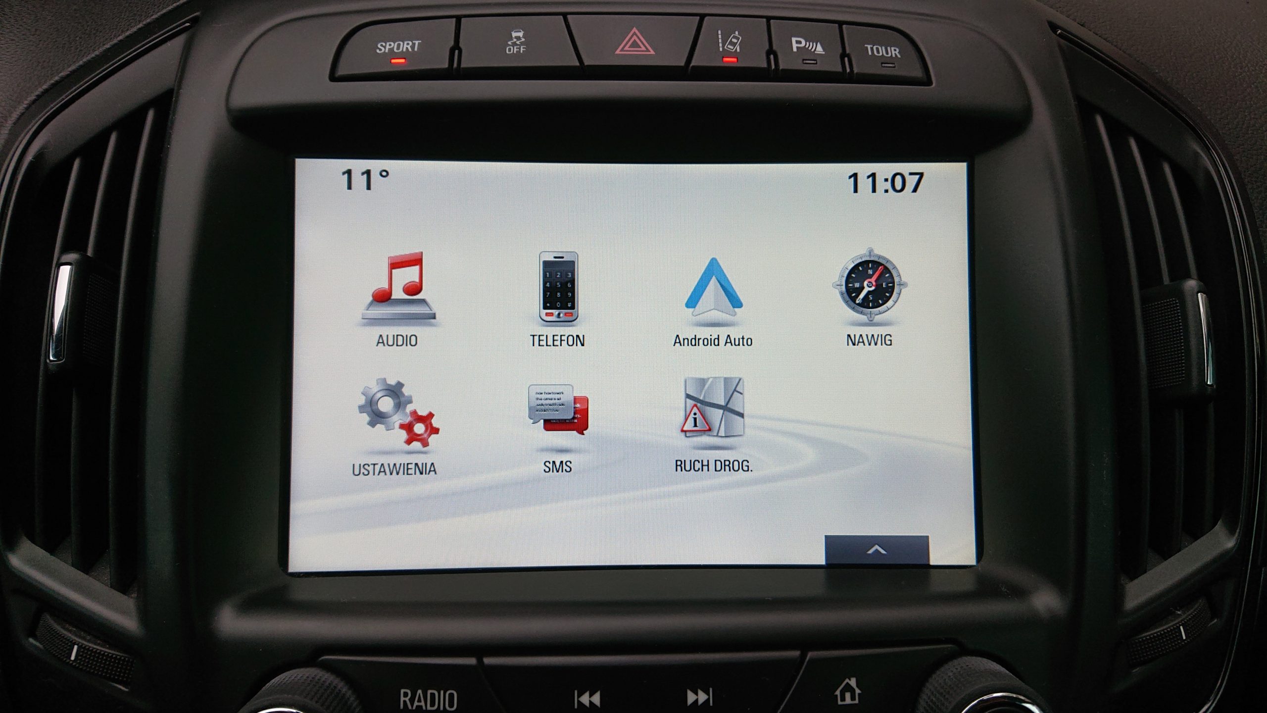 Loaded petticoat pattern Android Auto activation in HMI2.5 - Insipro